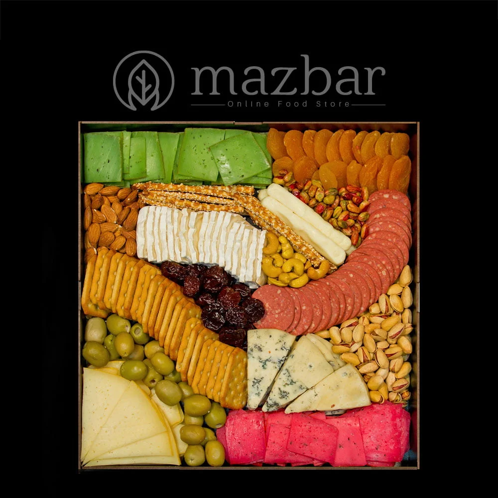 سینی مزه و پنیر