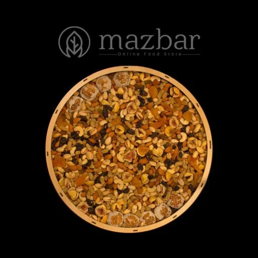 سینی آجیل 2 کیلویی چهارشنبه سوری مشکی