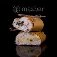 سینی ساندویچ مرغ و الویه