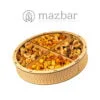 سینی آجیل شور و شیرین سفید