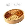 سینی آجیل چهار مغز خام سفید