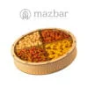 سینی آجیل چهار مغز شور سفید