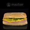 ساندویچ چاپاتا بوقلمون خردل