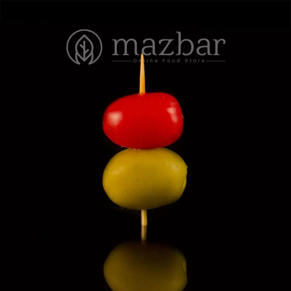 سیخ گوجه و زیتون