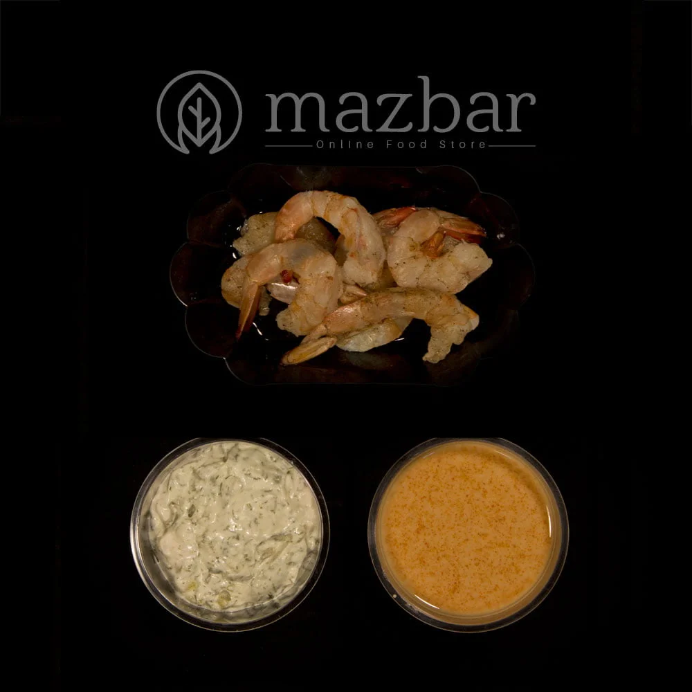 میگو نیمه آماده 9عددی