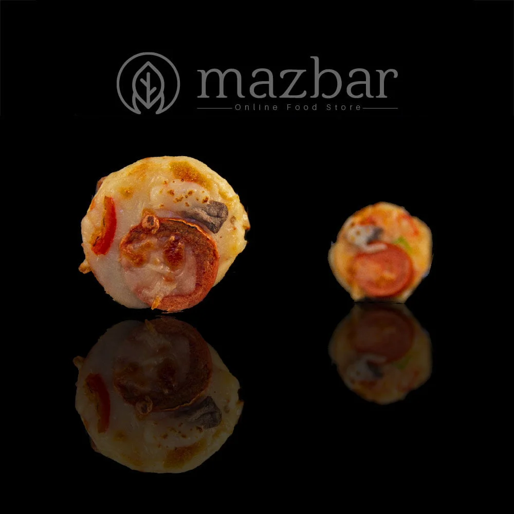 مینی پیتزا کوکتل دودی
