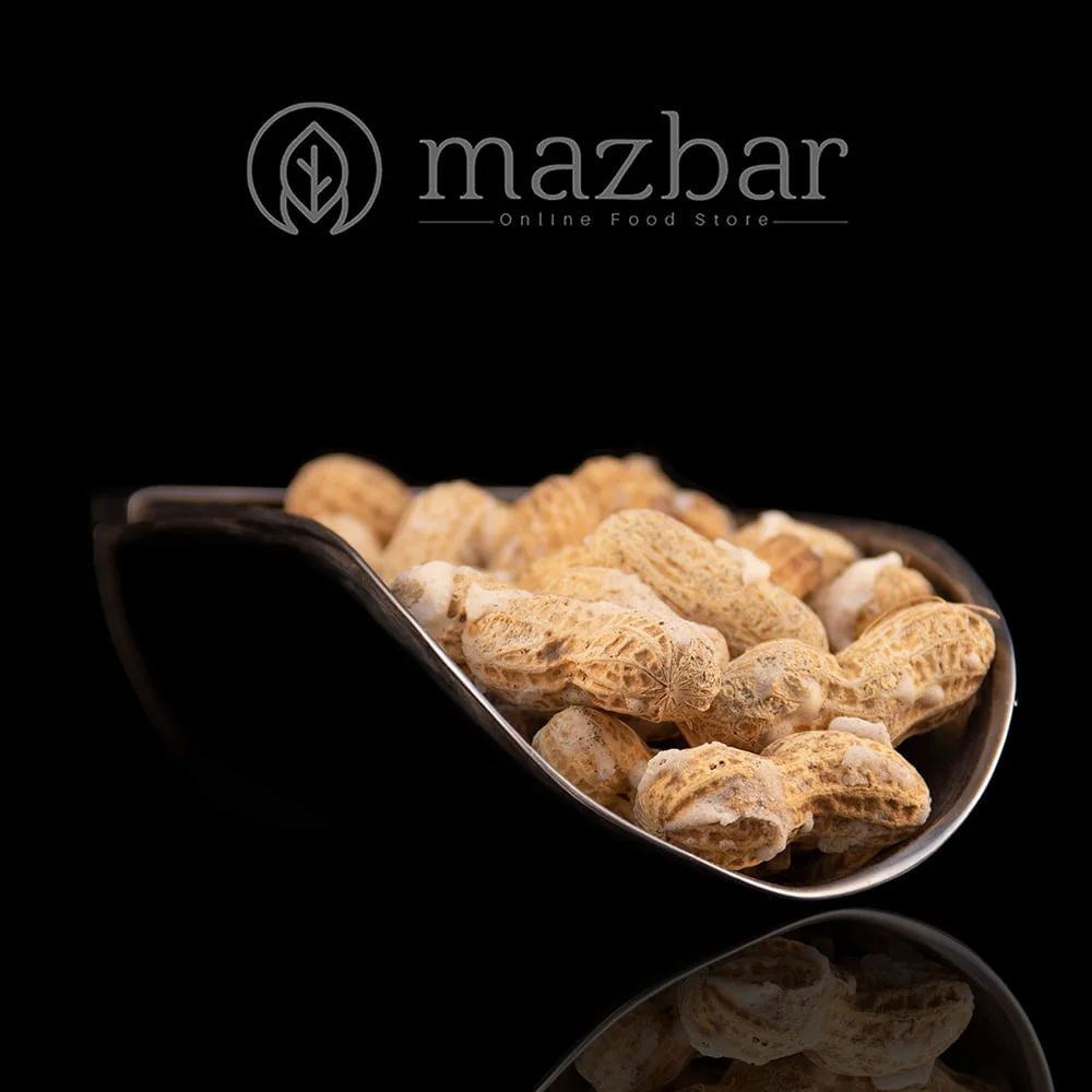 بادام زمینی غلافدار شور