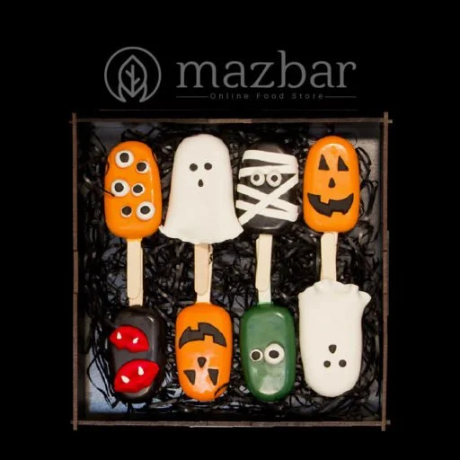 پاپسیکل میکس هالووین (سینی ۸عددی)