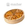 سینی پسته شش طعم سفید