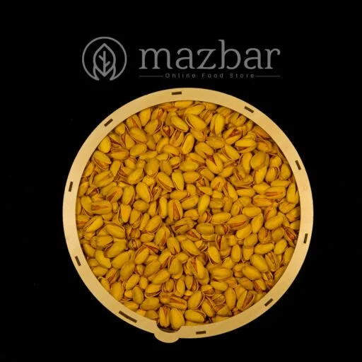 سینی پسته اکبری زعفرانی ممتاز