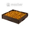 پسته اکبری ممتاز زعفرانی مربع ۱