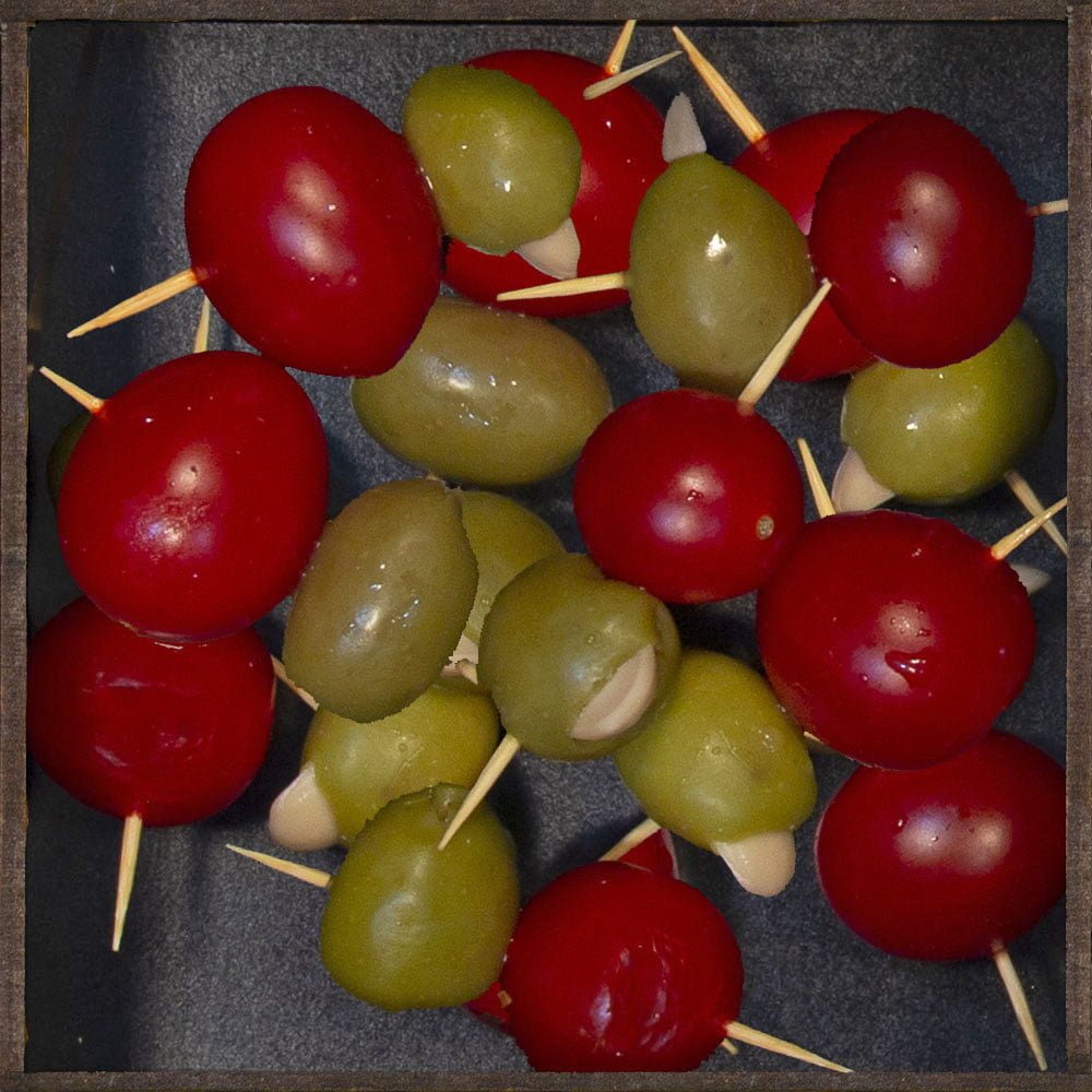 سیخ گوجه و زیتون 10عددی