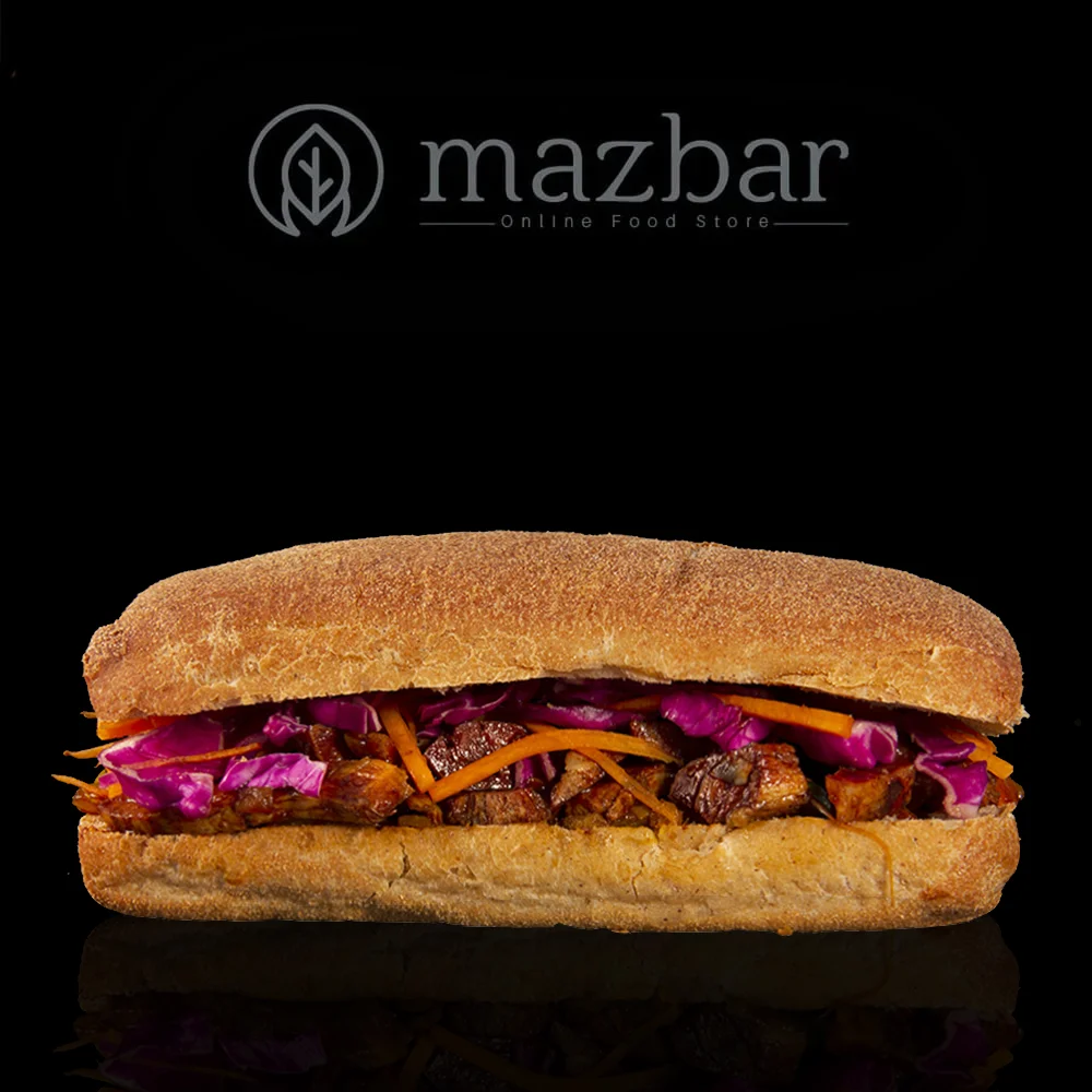 ساندویچ چاپاتا چیکن تریاکی
