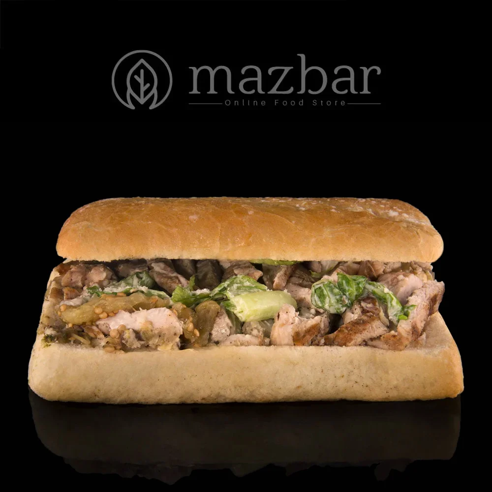 ساندویچ چاپاتا چیکن ملانزانا