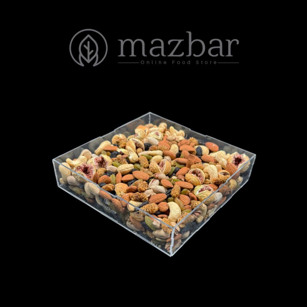 پلکسی باکس میکس آجیل مخلوط شیرین