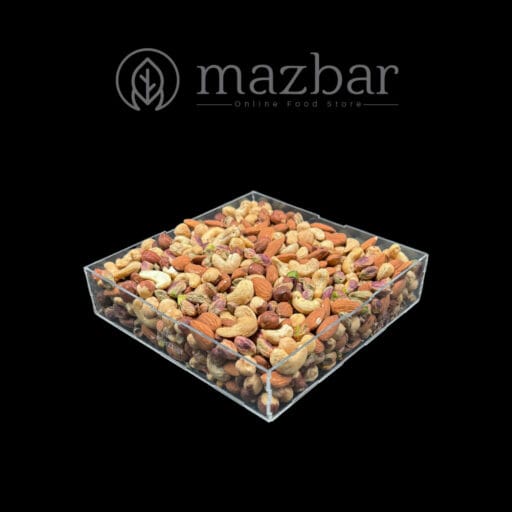 پلکسی باکس میکس آجیل چهار مغز خام