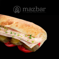 ساندویچ بولکی ژامبون مرغ